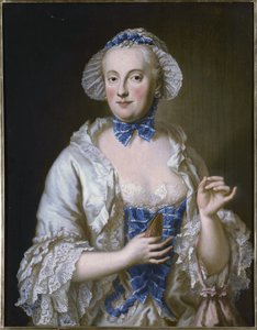 Portrait of Maria Anna Sophia of Saxony, Electress of Bavaria (1728-1797) by Georg Desmarees