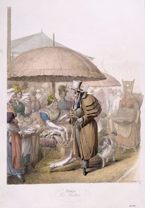 The Markets at Les Halles, 1831
