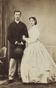 Portrait of Grand Duke Nicholas Alexandrovich of Russia and Princess Dagmark by Georg Emil Hansen
