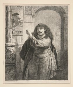Samson Menacing his Father-in-law by Georg Friedrich Schmidt