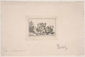 A Peasant Fight by Georg Haas