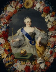 Portrait of Empress Elisabeth, 1709-1762, 1754