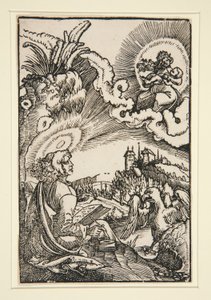 St. John on Patmos by Georg Lemberger