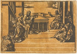Martha and Magdalen Ascending the Steps of the Temple by Georg Matheus