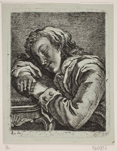 A Sleeping Man by Georg Mathias Fuchs