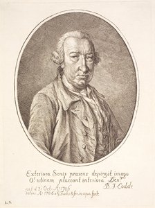 Portrait of Barthold Johan Lodde, Translator