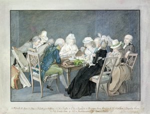 Soiree at the Duchess Anna Amalia of Saxe-Weimar, c.1795