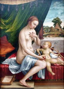 Venus and Cupid by Georg Pencz