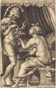 Medea Returning the Penates to Jason by Georg Pencz