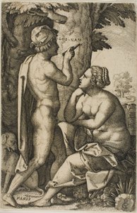 Paris and Oenone, from Greek Heroines