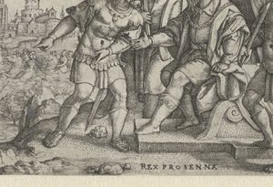 Porsenna Hears That Cloelia Has Escaped (series title: Stories from Early Roman History) by Georg Pencz