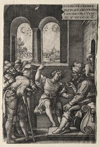 The Story of Joseph: Joseph Recounting his Dreams to his Father by Georg Pencz