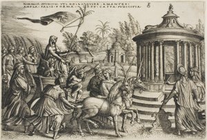 The Triumph of Chastity, plate two from The Triumphs of Petrarch