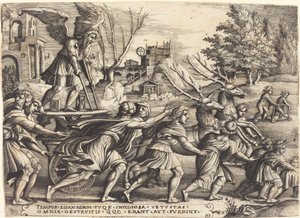 The Triumph of Time by Georg Pencz