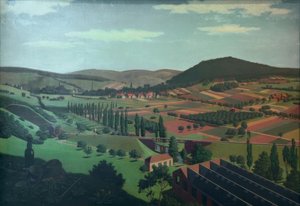 Landscape near Berghausen by Georg Scholz