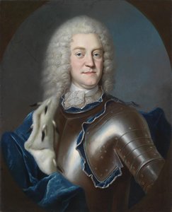 Portrait of Christian Ludwig II, Duke of Mecklenburg, 1731-1732