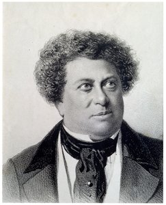 Portrait of the Author Alexandre Dumas by Georg Wilhelm Timm