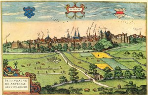 Bethune by Georg and Hogenberg Franz (1535 90) Braun