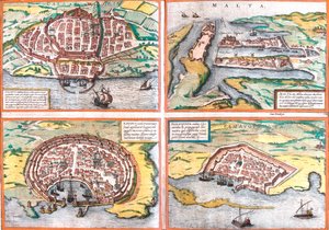 Cagliari, Malta, Rhodes, Famagusta, Italy, Malta, Greece, Cyprus