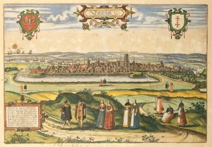 Gdansk from Civitates Orbis Terrarum by Georg Braun by Georg Braun and Hogenberg Franz