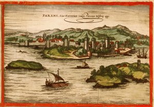 Porec, Croatia by Georg and Hogenberg Franz (1535 90) Braun