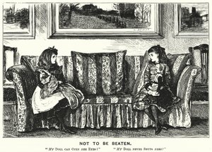 Punch Cartoon: Not to Be Beaten by George (after) Du Maurier
