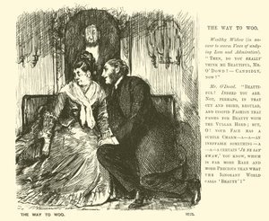 The way to woo by George (after) Du Maurier