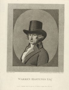 Portrait of Warren Hastings, Esq., Published 1795 (engraving)