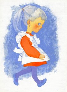 Little Girl with Apron, 1970s