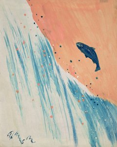 Salmon Leap by George Adamson