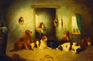 Waiting for Master, 1870 by George Armfield