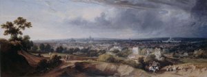 Paris, seen from the heights of Montmartre