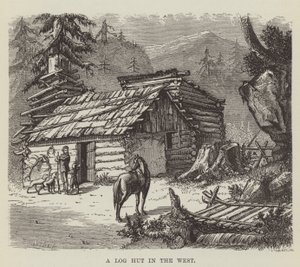 A Log Hut in the West