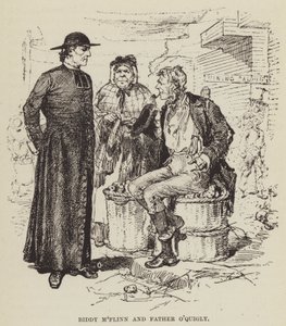 Biddy MFlinn and Father OQuigly by George Augustus Sala