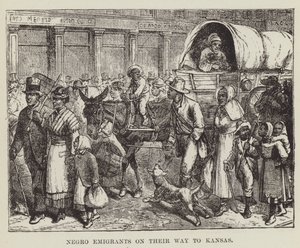 Black Emigrants on Their Way to Kansas