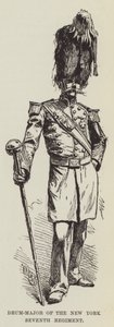 Drum-Major of the New York Seventh Regiment by George Augustus Sala