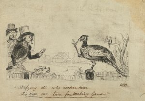 Pheasant Defying Hunters by George Augustus Sala