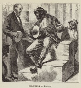 Selecting a Banjo by George Augustus Sala