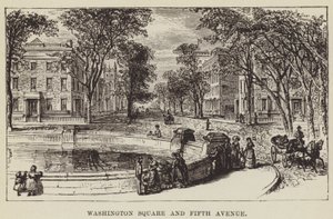 Washington Square and Fifth Avenue by George Augustus Sala