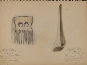 Comb and Back Scratcher by George B. Wally
