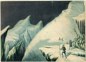 The Mur De La Cote, from The Ascent Of Mont Blanc by George Baxter