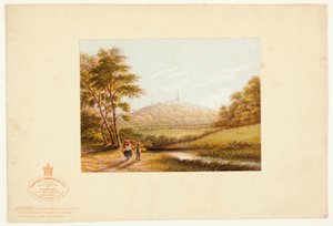 View from Harrow-on-the-Hill by George Baxter