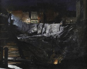 Excavation Work at Night