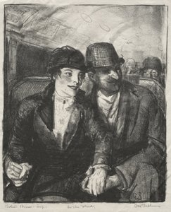 In the Subway by George Bellows
