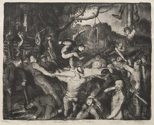 Initiation in the Frat by George Bellows
