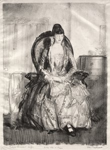 Lady with a Fan by George Bellows