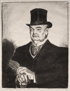 Man in a Silk Hat by George Bellows