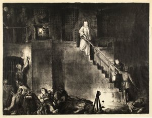 Murder of Edith Cavell (from series, War) by George Bellows