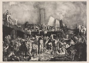 River-Front by George Bellows