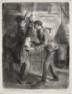 The Holdup, First State by George Bellows